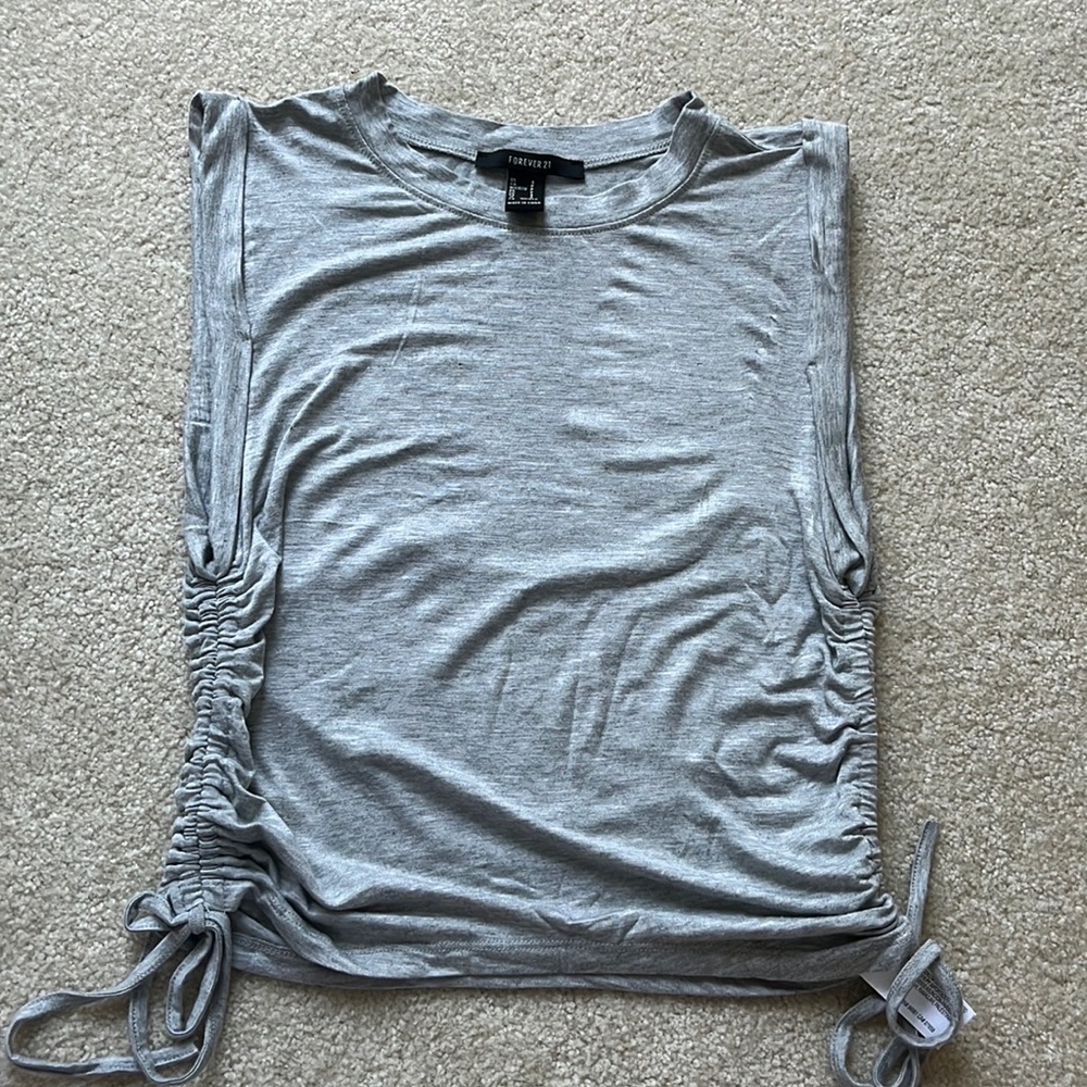 Forever 21 scrunched side tank top size small